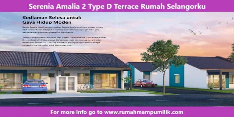 Serenia Amalia 2 Type D Terrace Rumah Selangorku Affordable Homes in Malaysia HOC