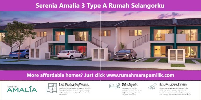 Serenia Amalia 3 Type A Town House Rumah Selangorku Affordable Homes in Malaysia HOC