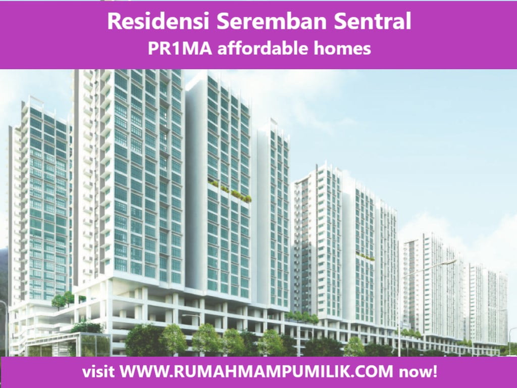 Residensi Seremban Sentral PR1MA affordable homes