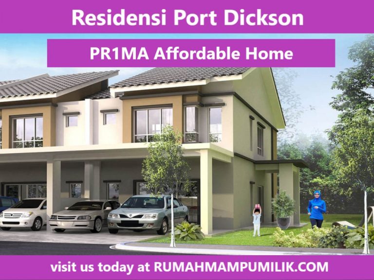 Rumah Mampu Milik Residensi Port Dickson PR1MA Affordable Home
