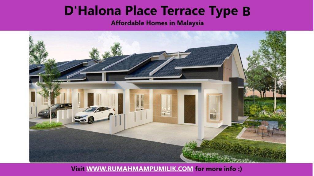 D'Halona Place Terrace Jenis B Affordable Home - Rumah Mampu Milik 1001 ...