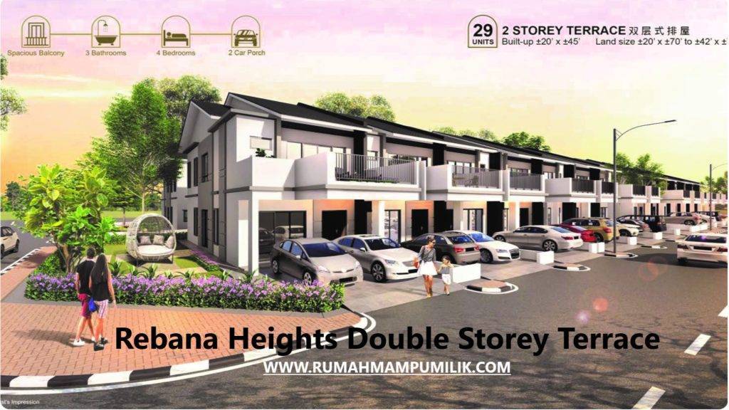 Rebana Heights Double Storey Terrace