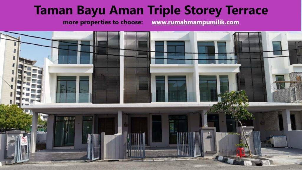 Taman Bayu Aman Triple Storey Terrace