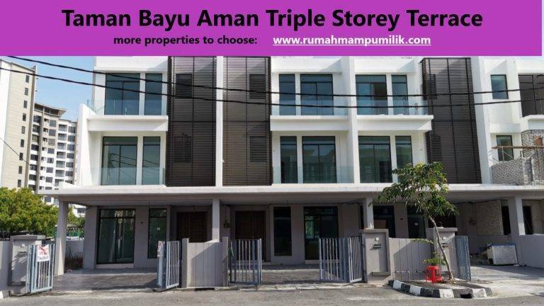 Taman Bayu Aman Triple Storey Terrace