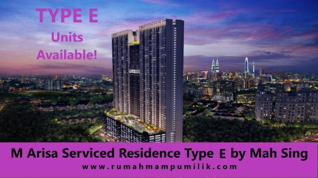 M Arisa Serviced Residence Type E by Mah Sing
