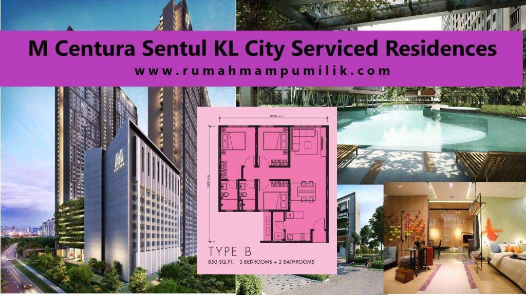 M Centura Sentul KL City Serviced Residences Type B