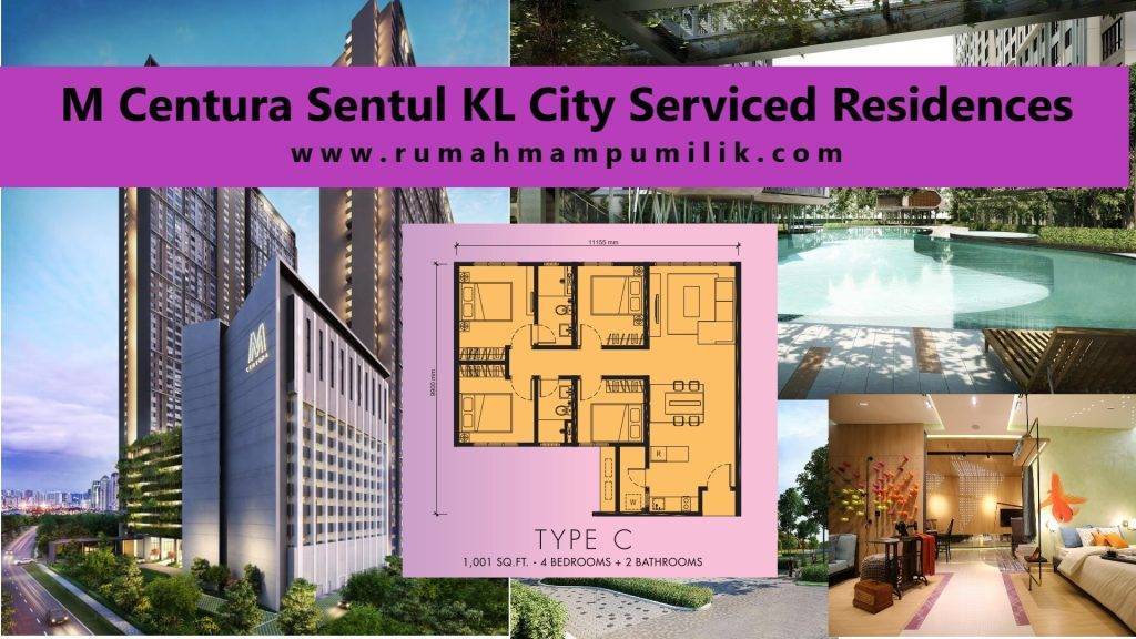 M Centura Sentul KL City Serviced Residences Type C