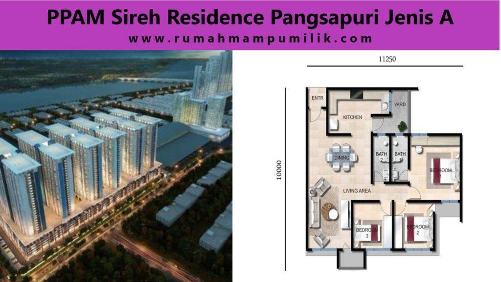 PPAM Sireh Residence Pangsapuri Jenis A