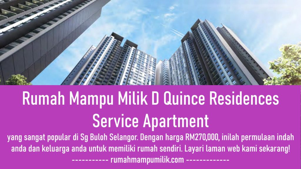 D Quince Residences Service Apartment Sg Buloh
