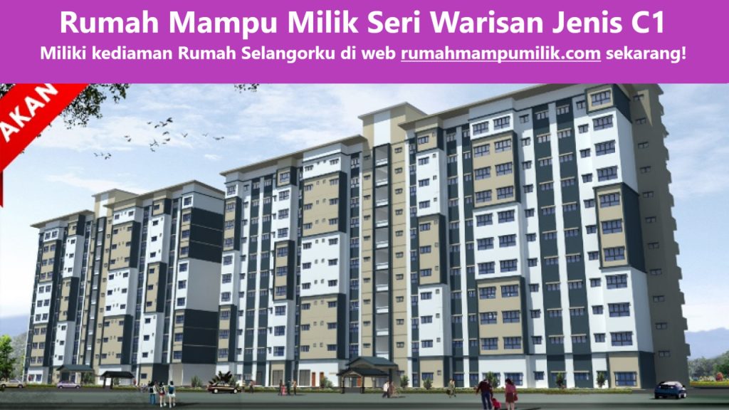 Rumah Mampu Milik Apartment Seri Warisan Jenis C1