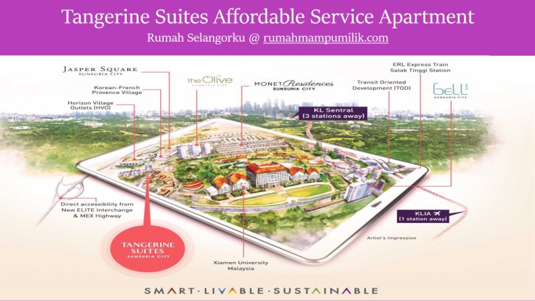 Tangerine Suites Affordable Service Apartment Rumah Selangorku