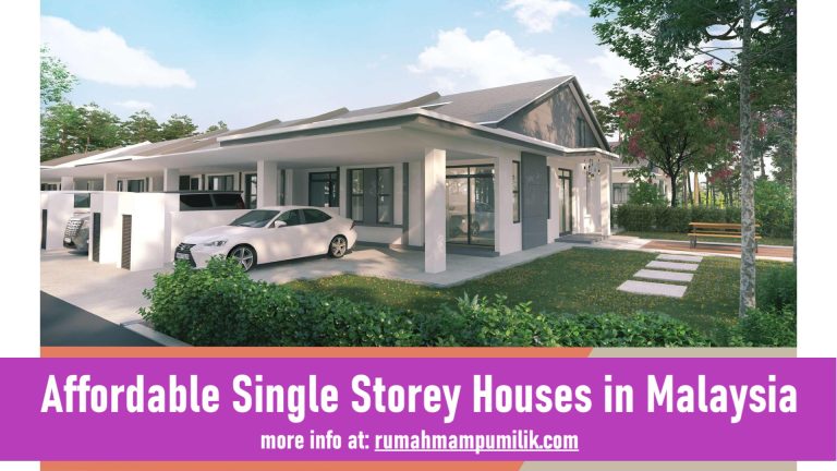 Affordable Single Storey Houses in Malaysia