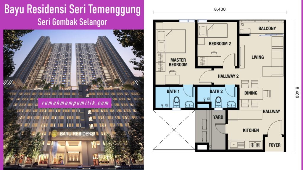 Bayu Residensi Seri Temenggung Seri Gombak Selangor
