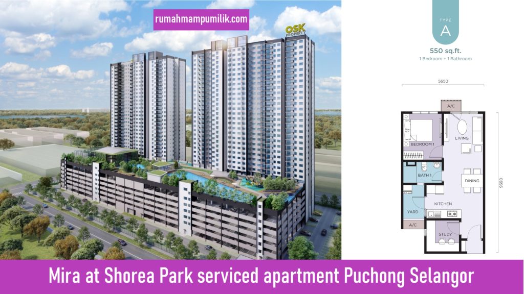 Mira at Shorea Park serviced apartment Puchong Selangor