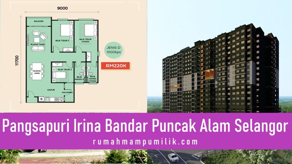 Pangsapuri Irina Jenis D Bandar Puncak Alam