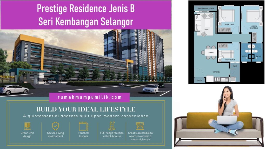 Pangsapuri Perkhidmatan Prestige Residence Jenis B Seri Kembangan Selangor
