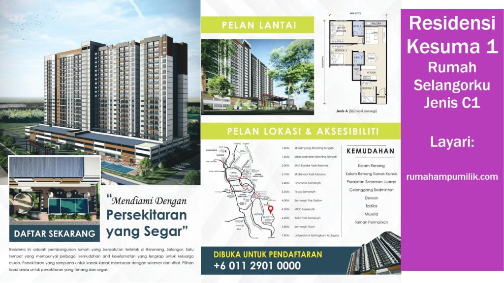 Residensi Kesuma 1 Rumah Selangorku Jenis C1