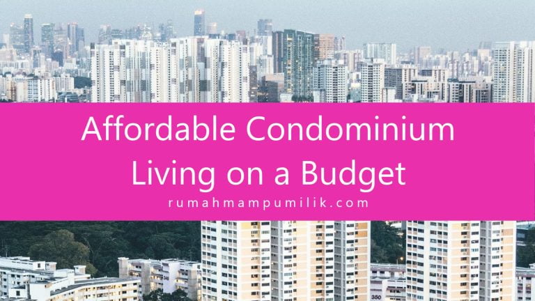 Act Now! Affordable Condominium Living on a Budget. More Info